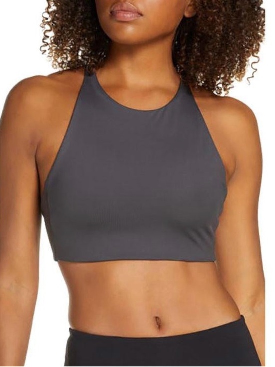 girlfriend collective Other - Girlfriend Collective Topanga Bra in Smoke